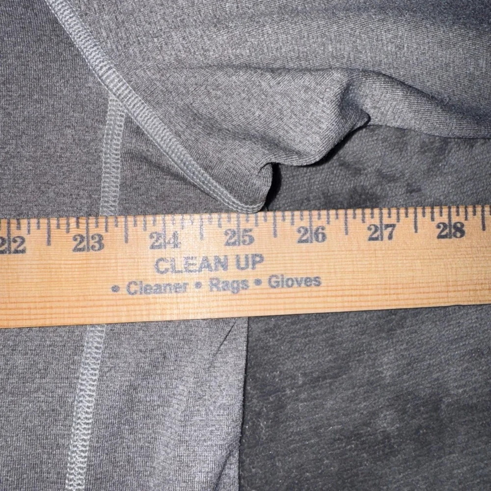Mens XL The North Face Quarter Zip Pullover Gray Excellent Heathered Performance